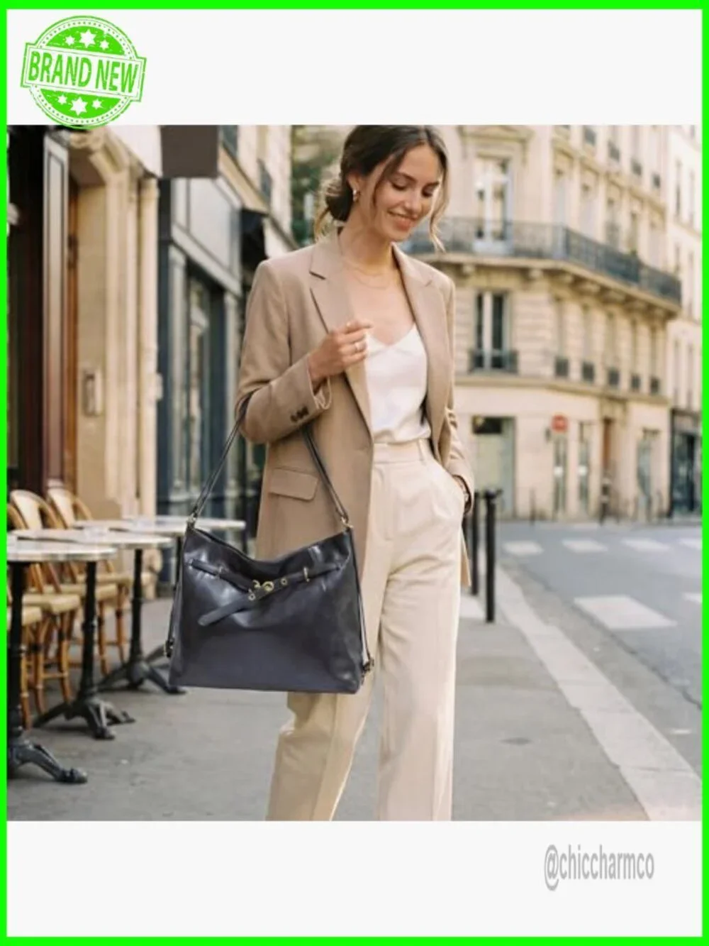Large Vegan Leather Hobo Tote Convertible Backpack Work Travel Bag